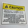 T70191 Caution Decal