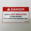T402236 Decal Boom Not Insulated