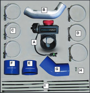 PowerHalt Positive Air Shut Off - 13-15 Dodge Cummins - Manual