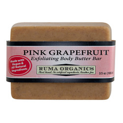 Pink Grapefruit Exfoliating Body Butter Bar