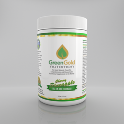 This all-in-one (naturally flavored) nutritional formula from Green Gold Nutrition is considered the most natural, powerful, comprehensive, synergistic, bio-available, effective and economical supplement in the world!