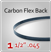 1-1/2" .045 Flex Back (HEF) Carbon Blades