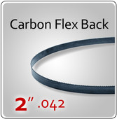 2" .042 Flex Back (HEF) Carbon Blades