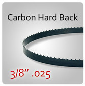 3/8" .025 - Hard Back (HB) Carbon Blades