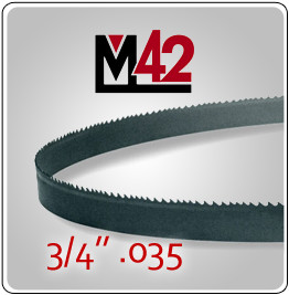 95/"x 3//4/"x 0.35/" 10//14 Portable Band Saw Blade M42 Bi-metal