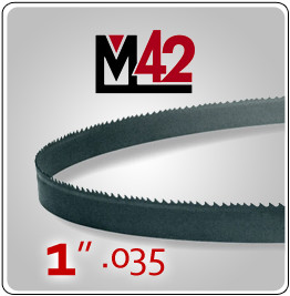 x .035" M42 BIMETAL BANDSAW BLADE VARIOUS TPI x 1" 27mm 3365mm 11' 0 1/2" 
