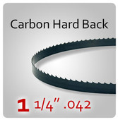 1-1/4" .042 Hard Back (HB) Carbon Blades