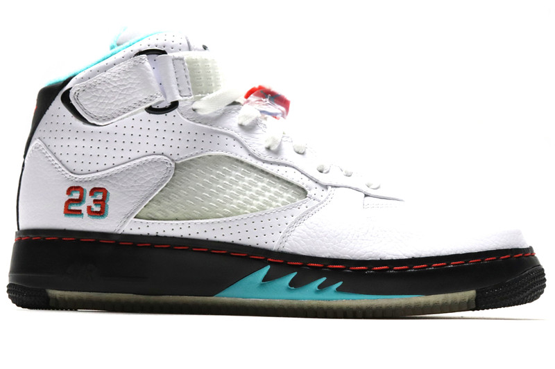 jordan fusion 5 red white blue