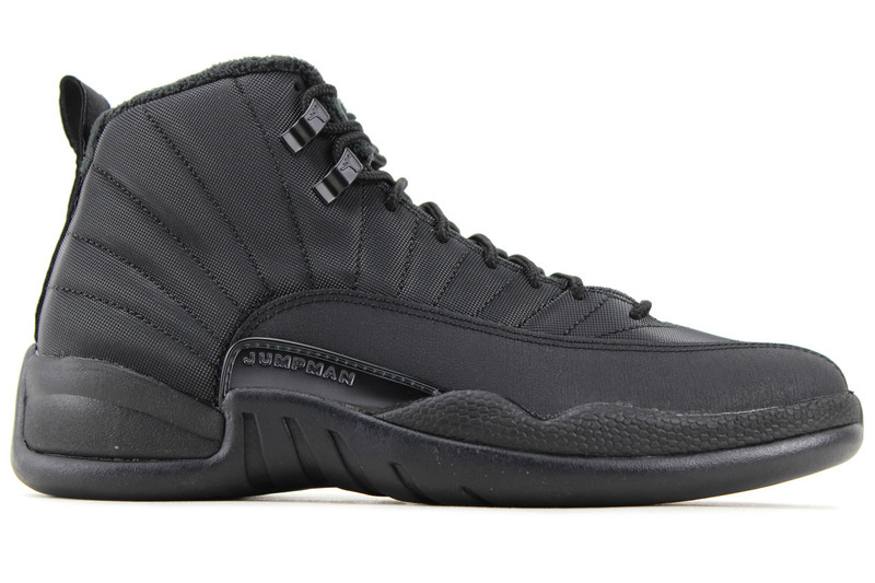 Air jordan retro 12 best sale wntr black