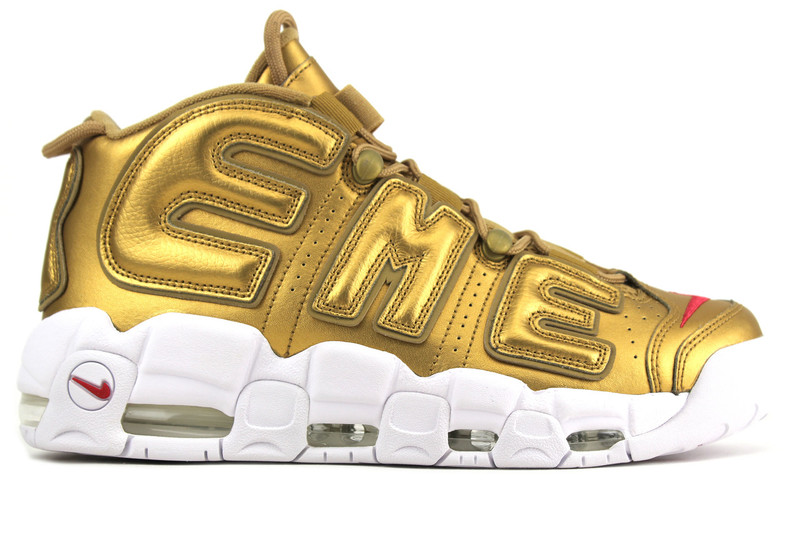 AIR MORE UPTEMPO SUPREME METALLIC GOLD (SIZE 12) - IndexPDX