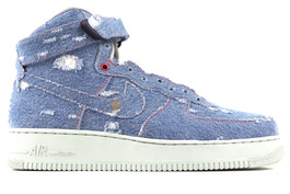 NIKE AIR FORCE 1 HIGH PRM ID LEVIS DISTRESSED RAW SAMPLE