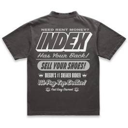INDEX TOP DOLLAR TEE (VINTAGE BLACK)
