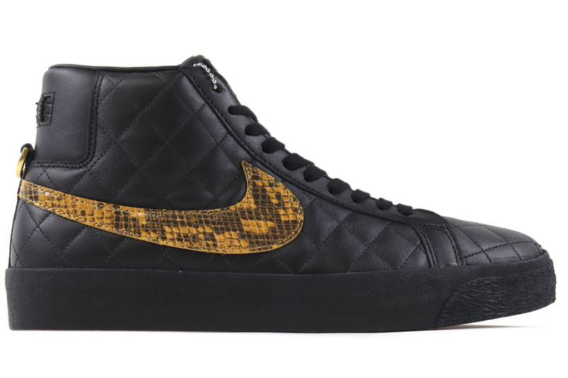 NIKE SB ZOOM BLAZER MID QS SUPREME BLACK SAMPLE IndexPDX