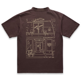 INDEX X DEADSTOCK TEE (COFFEE/CREAM)