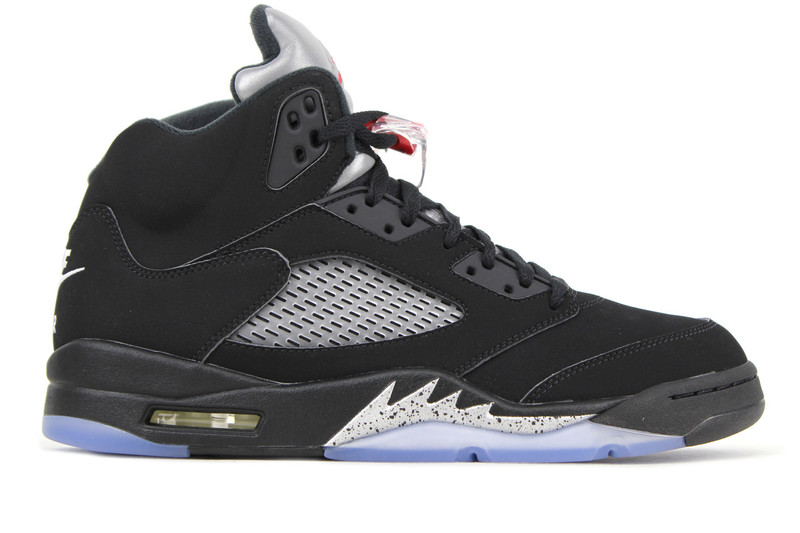 Air Jordan 5 RETRO OG (2016) ブラック/グレー AIR JORDAN 5 RETRO OG METALLIC 2016 - IndexPDX