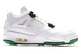 AIR JORDAN IV (4) NRG PINE GREEN GOLF CLEAT