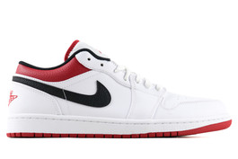 AIR JORDAN 1 LOW WHITE UNIVERSITY RED