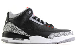 AIR JORDAN 3 RETRO BLACK CEMENT 2018  (SIZE 9)