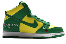 NIKE SB DUNK HIGH OG SUPREME BY ANY MEANS BRAZIL