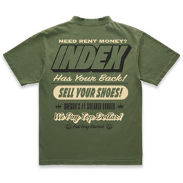 INDEX TOP DOLLAR TEE (ARMY GREEN)