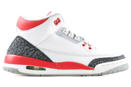 AIR JORDAN 3 GS FIRE RED 2007 (SIZE 5Y)
