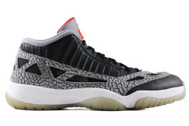 AIR JORDAN 11 LOW IE BLACK CEMENT (SIZE 13)