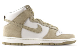 NIKE DUNK HI RETRO PRM TAN SUEDE WHITE