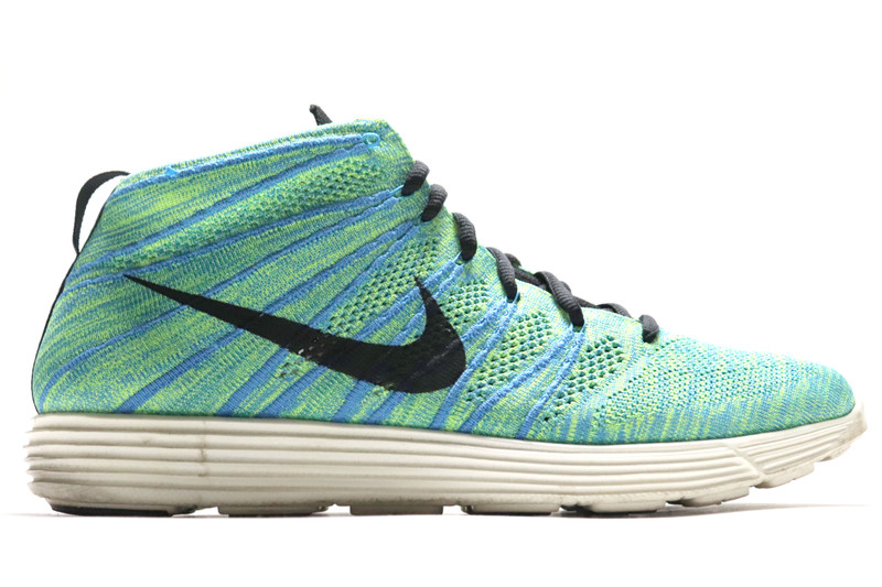 nike flyknit chukka blue