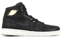 AIR JORDAN 1 PINNACLE BLACK (SIZE 8)