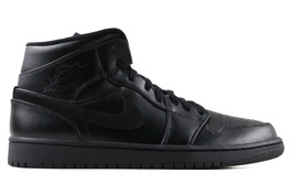 AIR JORDAN 1  MID BLACK