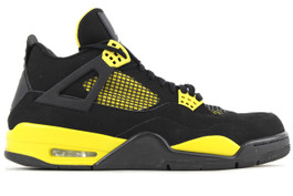 AIR JORDAN 4 RETRO THUNDER  (SIZE 11.5)