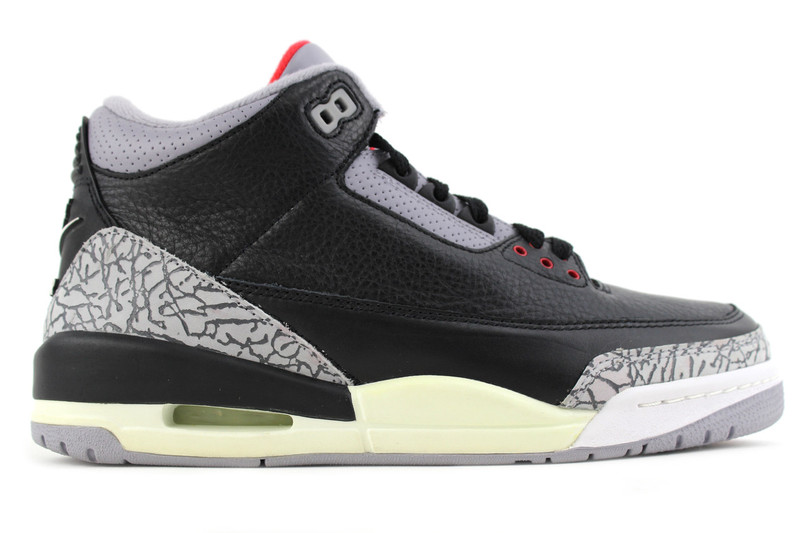 AIR JORDAN 3 BLACK-CEMENT GREY 2001 (SIZE 15) - IndexPDX