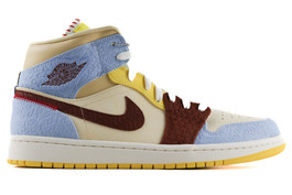 AIR JORDAN 1 MID SE FEARLESS MAISON CHATEAU (SIZE 10)