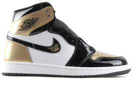 AIR JORDAN 1 HIGH OG NRG GOLD TOE 2018  (SIZE 7.5)
