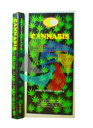 Cannabis Incense Sticks Made in India - 6 pack (IN017)