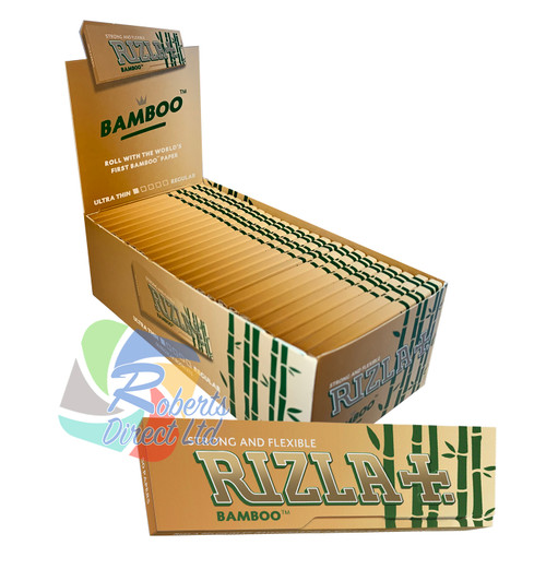 Rizla - Bamboo Regular Rolling Papers (50 x 1) - RIZBAMBOOREG - Regular &  1.25 Papers - Smoking Papers, Blunts, Cones & Filters