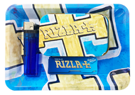 RIZLA MINI Metal Rolling Tray VALUE Gift Set with Smokers Accessories
