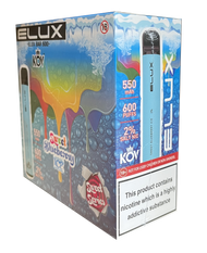 ELUX BAR DISPOSABLE VAPE BARS (UP TO 600 PUFFS) - SWEET BLUEBERRY ICE - 10PK