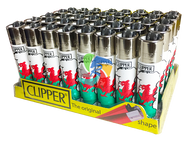 LARGE WALES FLAG CLIPPER LIGHTERS (Pack Size: 40)