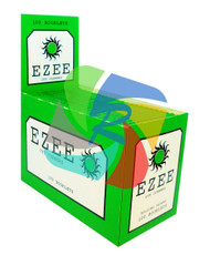 EZEE GREEN REGULAR ROLLING PAPERS WITH CUT CORNERS 100 BOOKLETS PER BOX (SKU EZ001)