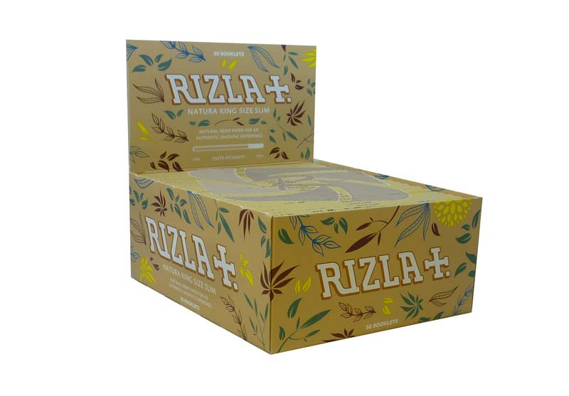 RIZLA NATURA KINGSIZE SLIM PAPERS (Pack Size: 50) - Roberts Direct