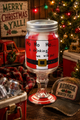 Red Neck Holiday "Ho Ho Ho" Ball Jar Christmas Wine Glass