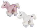 Sparkly Astra Pink or White Super Soft 10" Plush Unicorn