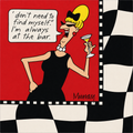 "I Don't Need to Find Myself, I'm always at the Bar" Set of 20 Cocktail Napkins