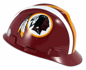 redskins hard hat