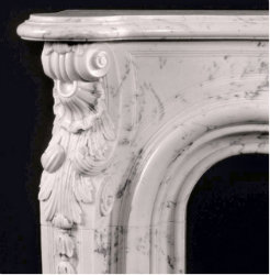 The Heritage Marble Collection consist of exact reproductions of antique marble fireplace mantels and are architecturally correct.