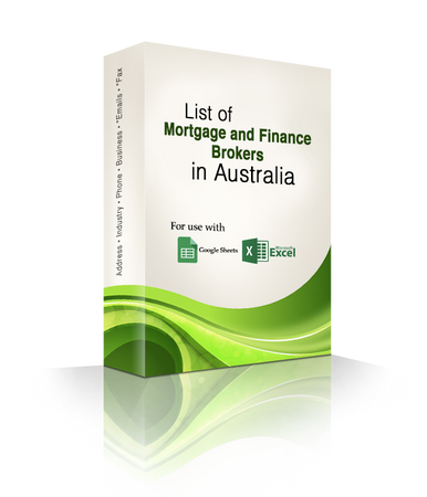 List of Mortgage and Finance Brokers Database