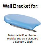 Fusion GYNAE Wall Bracket for Foot Section Storage (SUN-FGYN/WB)
