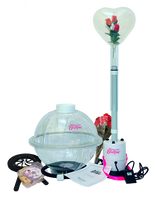 The ST-1 Core Keepsake Stuffer kit comes with all the equipment you need to for the Balloon Stuffing business
Keepsake Stuffer Balloon Stuffing machine a classy way to wrap your gift in a balloon 