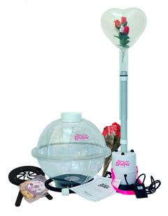 The ST-1 Core Keepsake Stuffer kit comes with all the equipment you need to for the Balloon Stuffing business
Keepsake Stuffer Balloon Stuffing machine a classy way to wrap your gift in a balloon 